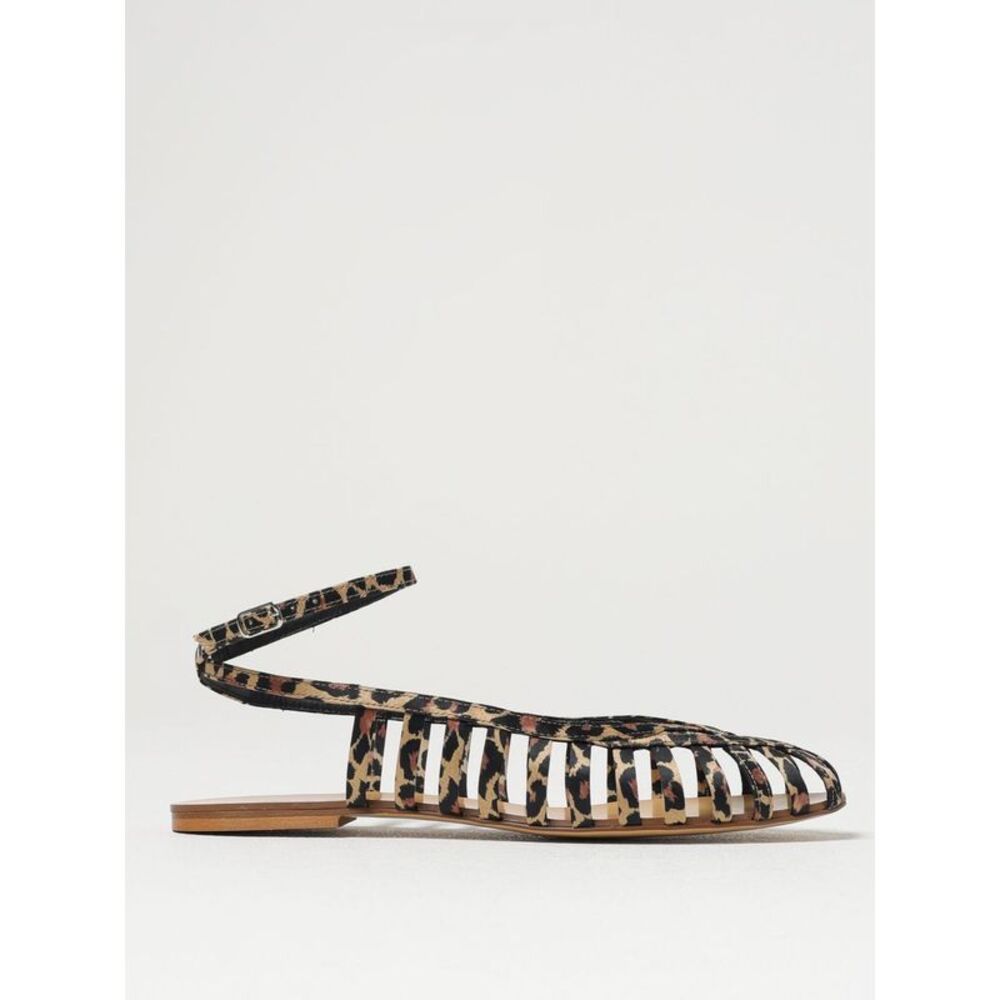 Anna F. Flat Sandals Woman Brown